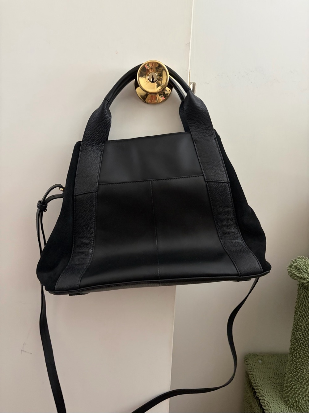 Radley London Black Structured Multi-Textured Tote - Picture 2 of 6